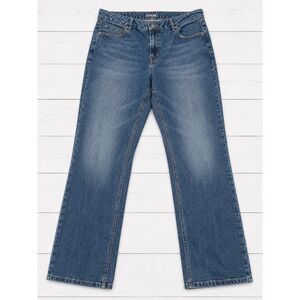 Apt. 9 Women's Blue Wash Mid Rise Bootcut Stretch Jeans Y2K Denim Size 16 - 1971